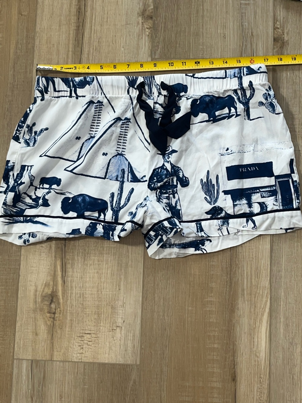 Katie Kime Women’s Marfa Toile Cotton Shorty Pajama Set Size Large - Picture 13 of 14